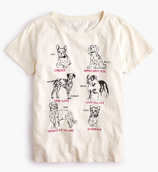 j crew dachshund shirt